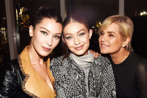 gigi and bella hadid family.